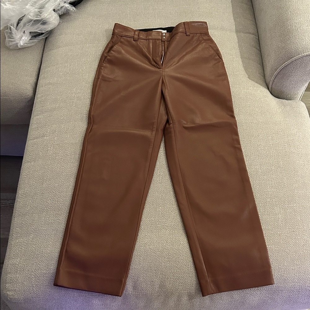 Aritzia Command Vegan Leather Pants
